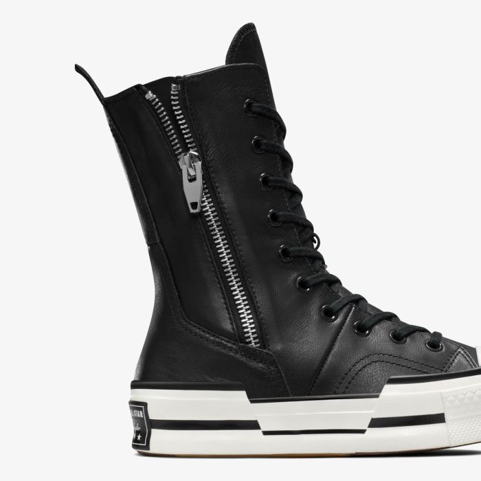 Кеди CONVERSE CHUCK 70 PLUS X-HI BLACK LEATHER - A08340C