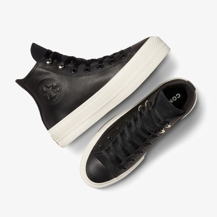 Кеди CONVERSE CHUCK TAYLOR ALL STAR LIFT BLACK LEATHER - A08312C