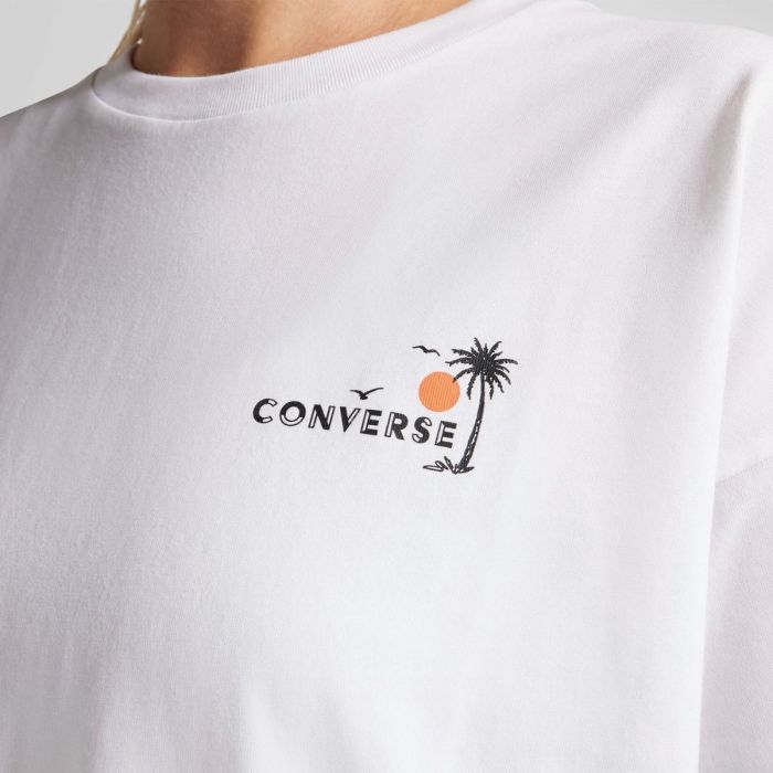 Футболка CONVERSE BEACH SCENE PALM TREE TEE - 10026378-102
