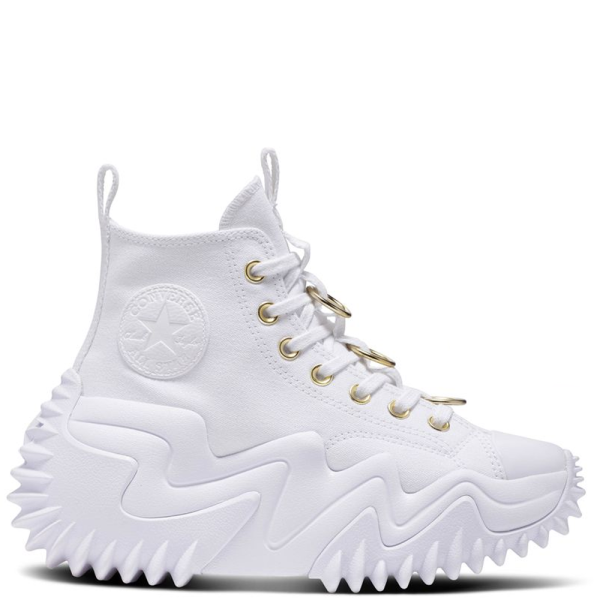 Converse Run Star Motion CX Platform "Golden Hits" (Full White)