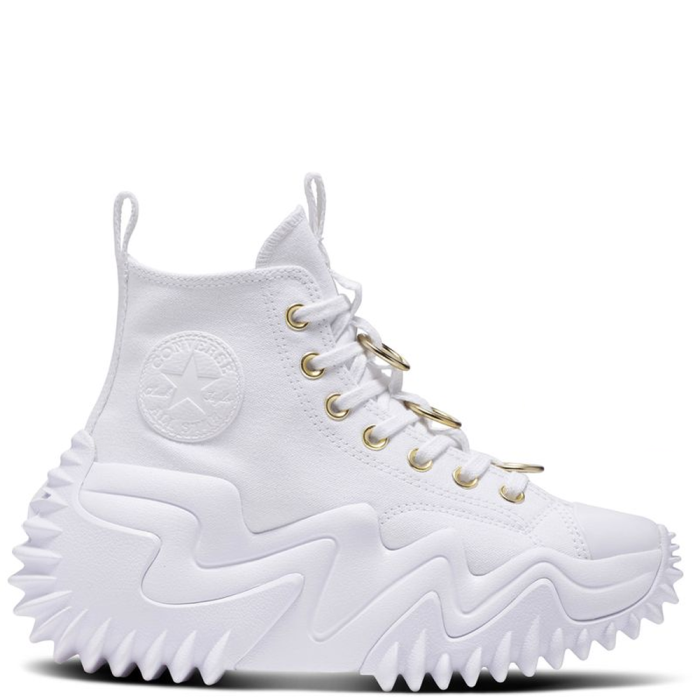 Converse Run Star Motion CX Platform "Golden Hits" (Full White)