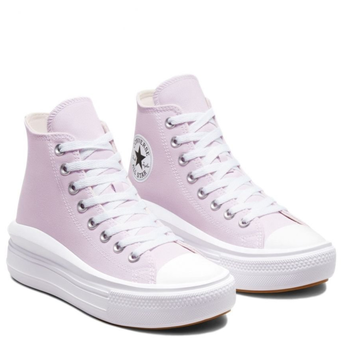 Converse All Star Move Canvas Platform (Light Violet/White)