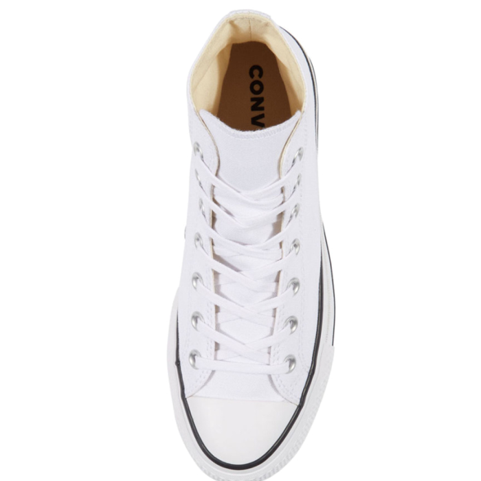 Converse All Star Leather Platform (White)