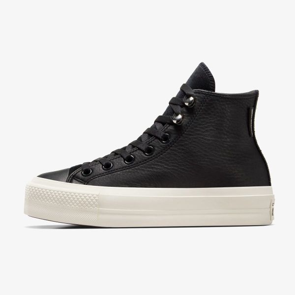 Кеди CONVERSE CHUCK TAYLOR ALL STAR LIFT BLACK LEATHER - A08312C