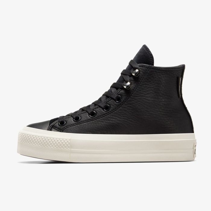 Кеди CONVERSE CHUCK TAYLOR ALL STAR LIFT BLACK LEATHER - A08312C