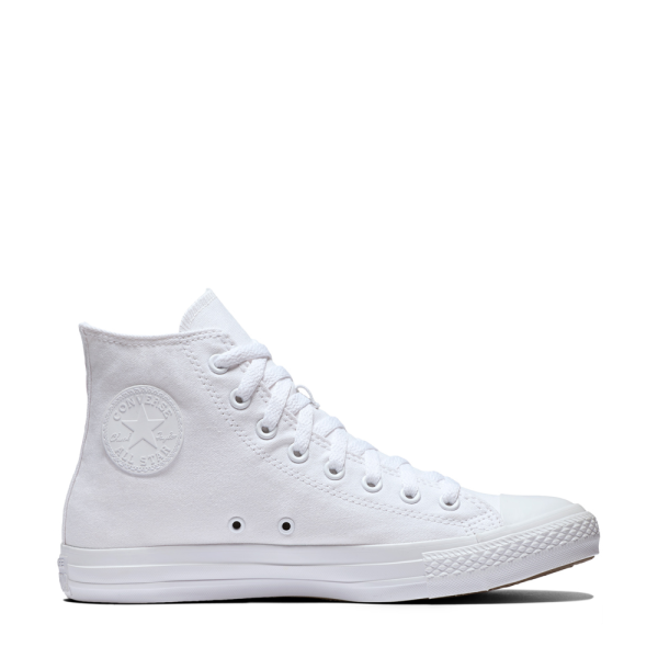 Converse All Star Leather White Monochrome High