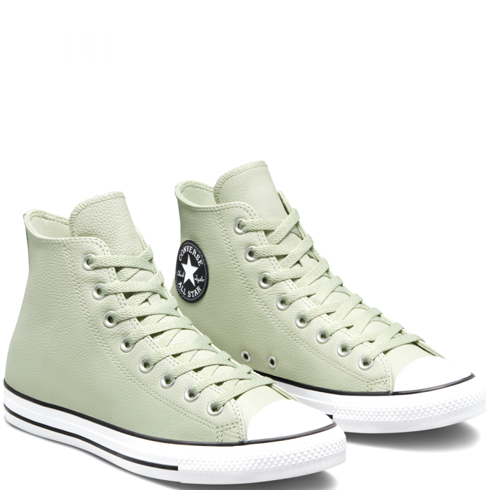 Converse All Star Leather High Grey