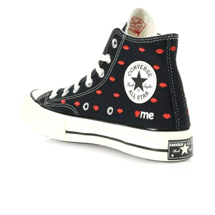 Converse Chuck 70 Embroidered Lips ’Black’