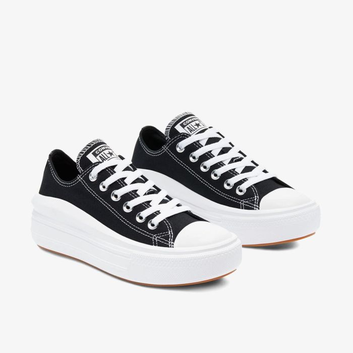 Кеди CONVERSE CHUCK TAYLOR ALL STAR MOVE OX BLACK / WHITE - 570256C