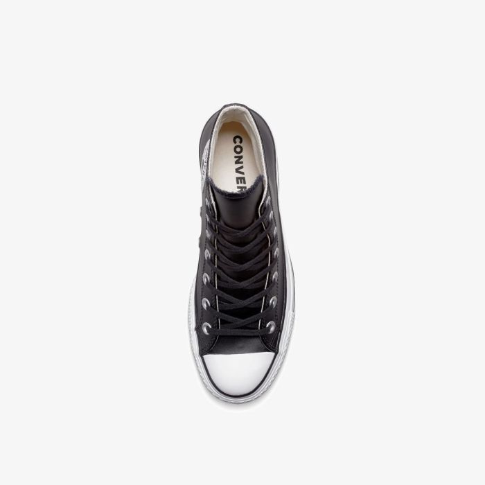 Кеди CONVERSE CHUCK TAYLOR ALL STAR LIFT BLACK LEATHER - 561675C