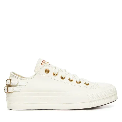 CONVERSE Chuck Taylor All Star Lift Platform Buckle A11866C White