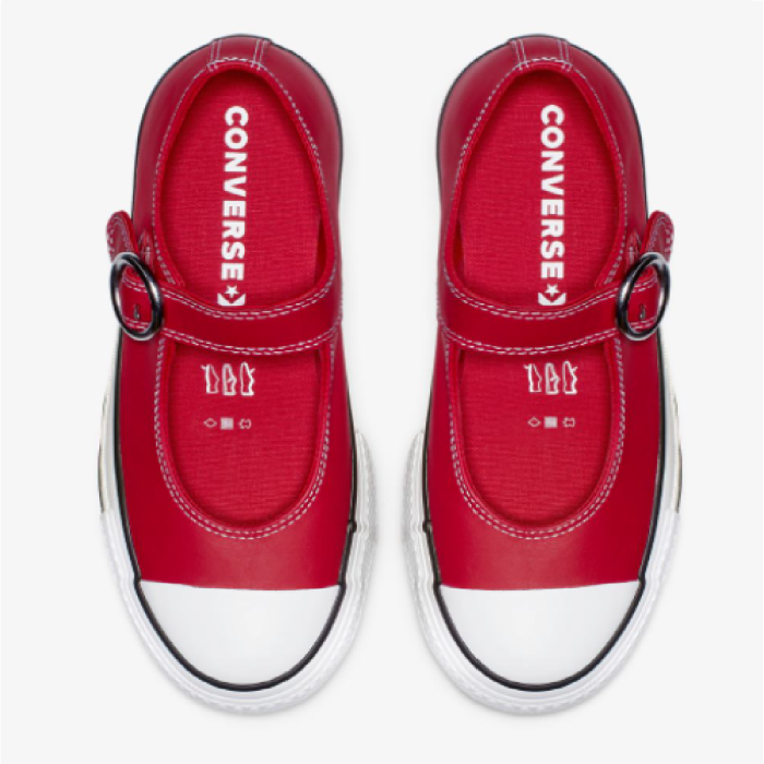 Converse Ctas Mary Jane Ox Enamel Red/Black Low