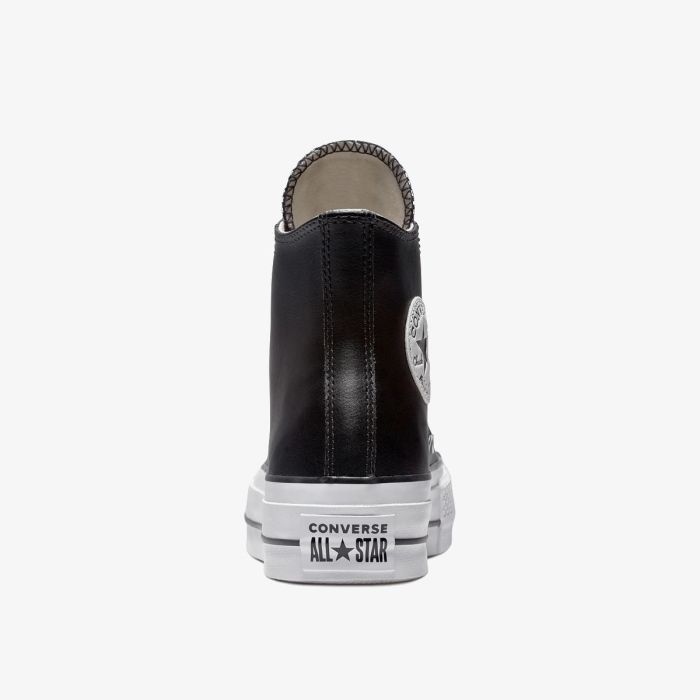 Кеди CONVERSE CHUCK TAYLOR ALL STAR LIFT BLACK LEATHER - 561675C