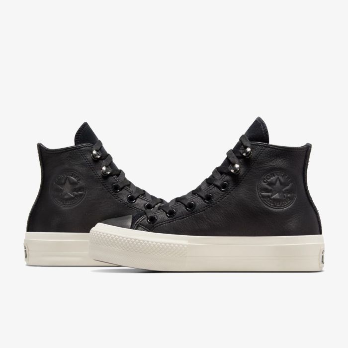 Кеди CONVERSE CHUCK TAYLOR ALL STAR LIFT BLACK LEATHER - A08312C