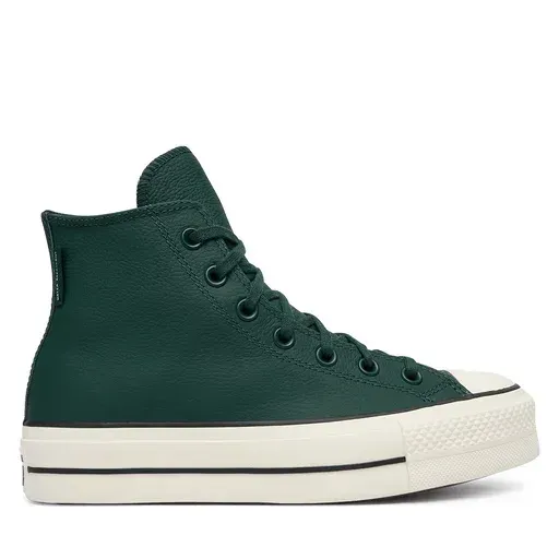 CONVERSE Chuck Taylor All Star Lift Platform Water-Repellent A18393C Темно-зелений