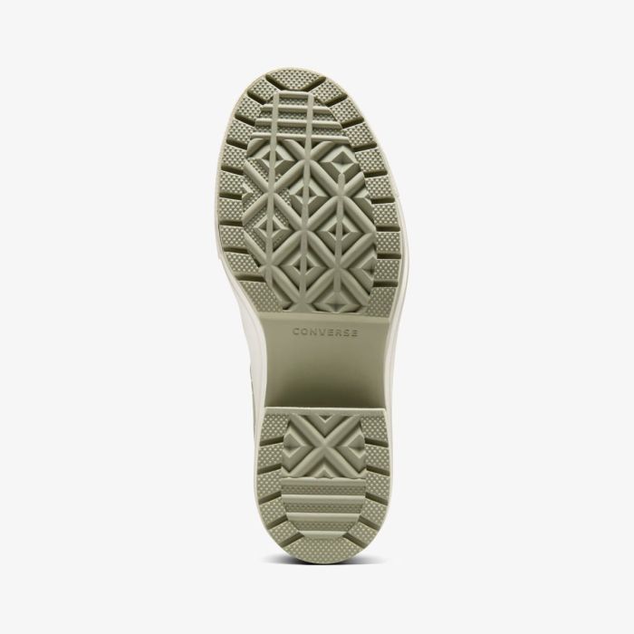 Кеди CONVERSE CHUCK 70 DE LUXE HEEL THYME GREEN LEATHER - A10378C