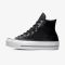 Кеди CONVERSE CHUCK TAYLOR ALL STAR LIFT BLACK LEATHER - 561675C