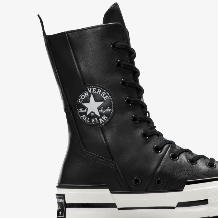 Кеди CONVERSE CHUCK 70 PLUS X-HI BLACK LEATHER - A08340C