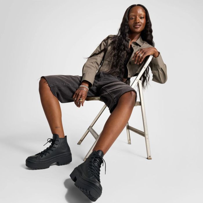 Кеди CONVERSE CHUCK TAYLOR ALL STAR LUGGED HEEL LEATHER PLATFORM - A11548C