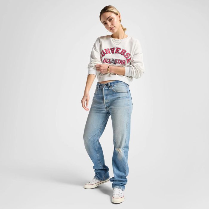 Толстовка CONVERSE RETRO CHUCK HERITAGE CREW - 10026777-022