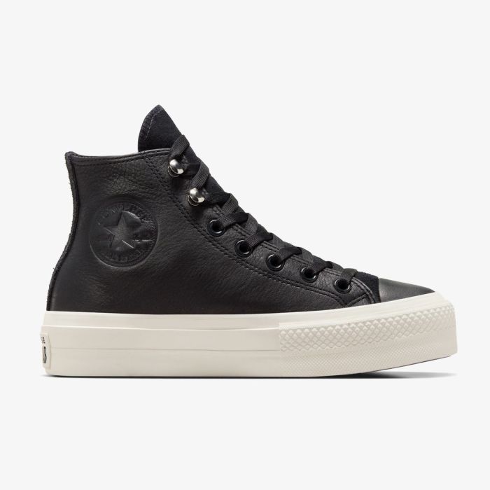 Кеди CONVERSE CHUCK TAYLOR ALL STAR LIFT BLACK LEATHER - A08312C