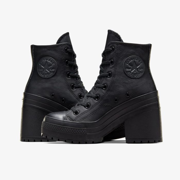 Кеди CONVERSE CHUCK 70 DE LUXE HEEL LEATHER - A06145C