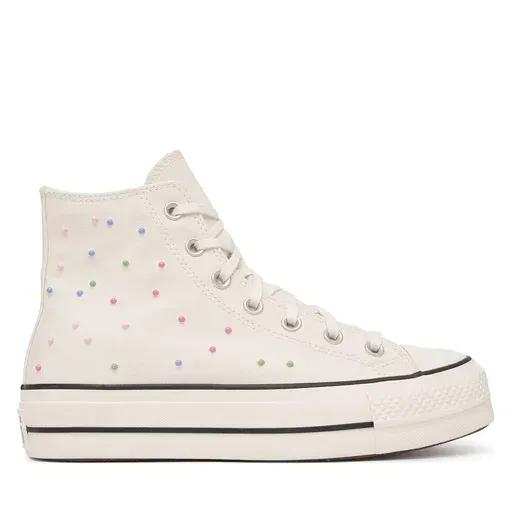 CONVERSE Chuck Taylor All Star Lift Platform Mini Studs A19140C Cream