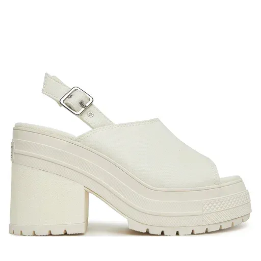 CONVERSE Chuck 70 De Luxe Heel Sandal Platform A13796C Cream