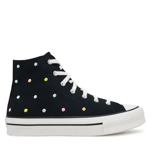 CONVERSE Chuck Taylor All Star Lift Polka Dots Platform A12608C Black