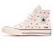 Converse Chuck 70 Embroidered Lips White