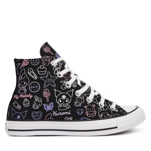 CONVERSE Chuck Taylor All Star Hi X My Melody Kuromi A24938C Black