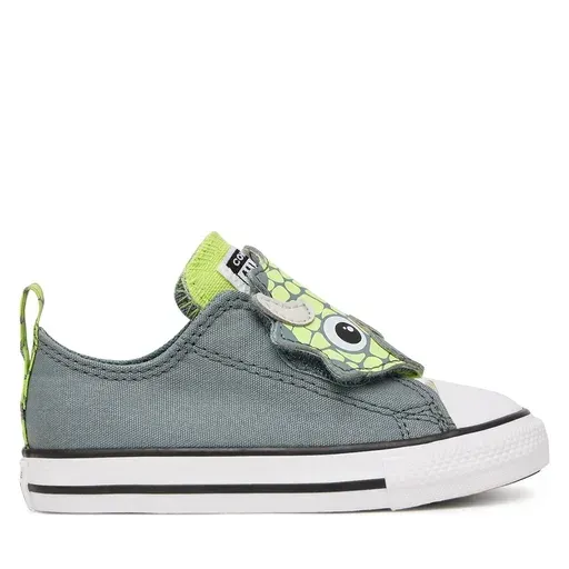 CONVERSE Chuck Taylor All Star One Strap Dinos Easy-On A15901C Grey