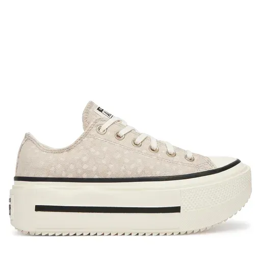 CONVERSE Chuck Taylor All Star Lift Double Stack Platform Deer A17884C Beige