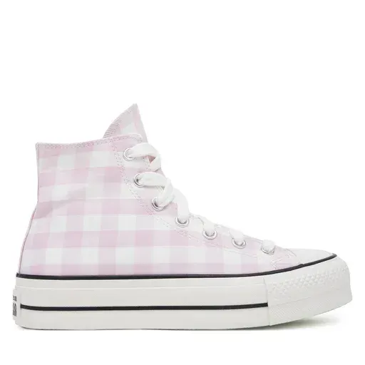 CONVERSE Chuck Taylor All Star Lift Platform Gingham A13663C Pink