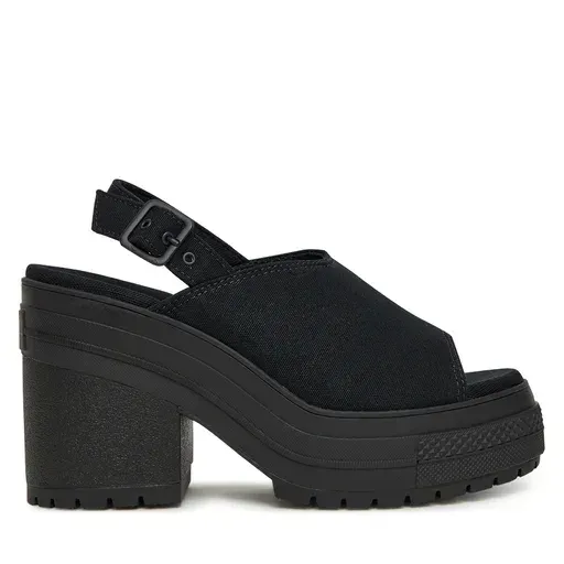 CONVERSE Chuck 70 De Luxe Heel Sandal Platform A12567C Black
