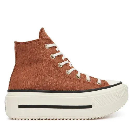 CONVERSE Chuck Taylor All Star Lift Double Stack Platform Deer A17883C Brown
