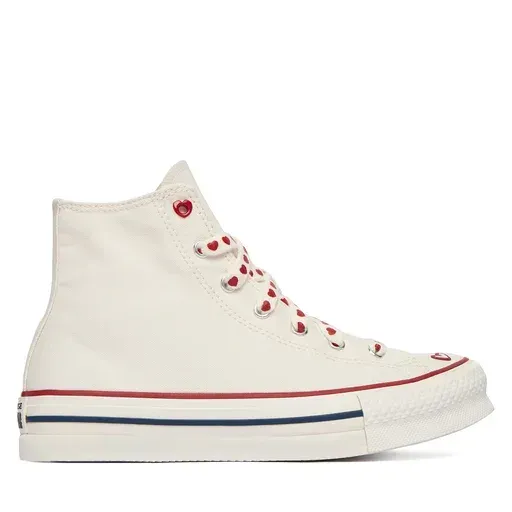 CONVERSE Chuck Taylor All Star Lift Platform Hearts A19062C Cream