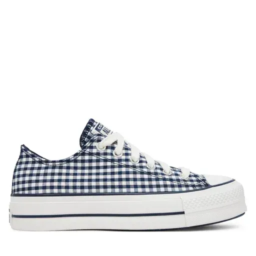 CONVERSE Chuck Taylor All Star Lift Platform Gingham A13664C Cиній