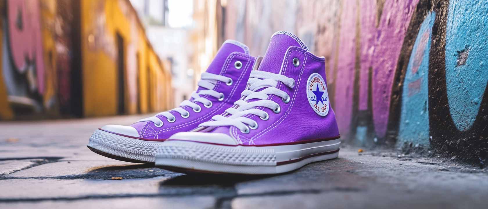 converse фиолетовый
